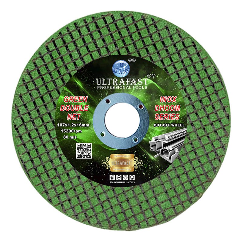 CUT OFF WHEEL DHOOM SERIES GREEN-DOUBLE NET