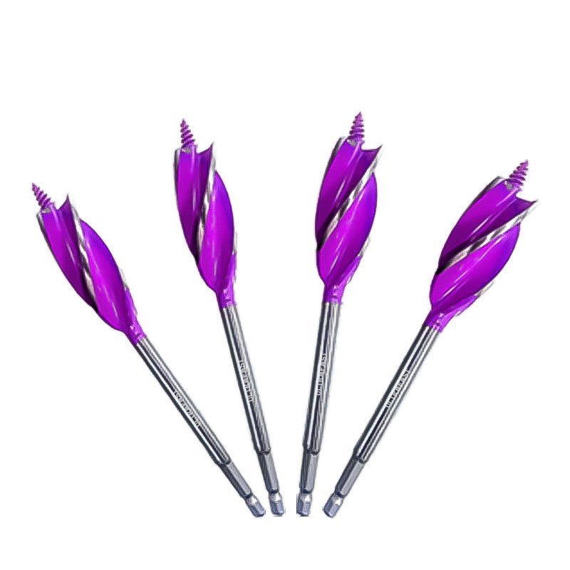 WOOD WORKING DRILL BIT FOUR SLOT