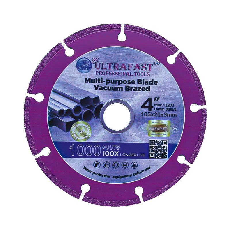 VACUUM BRAZED MULTI PURPOSE BLADE FOR STONE AND METAL