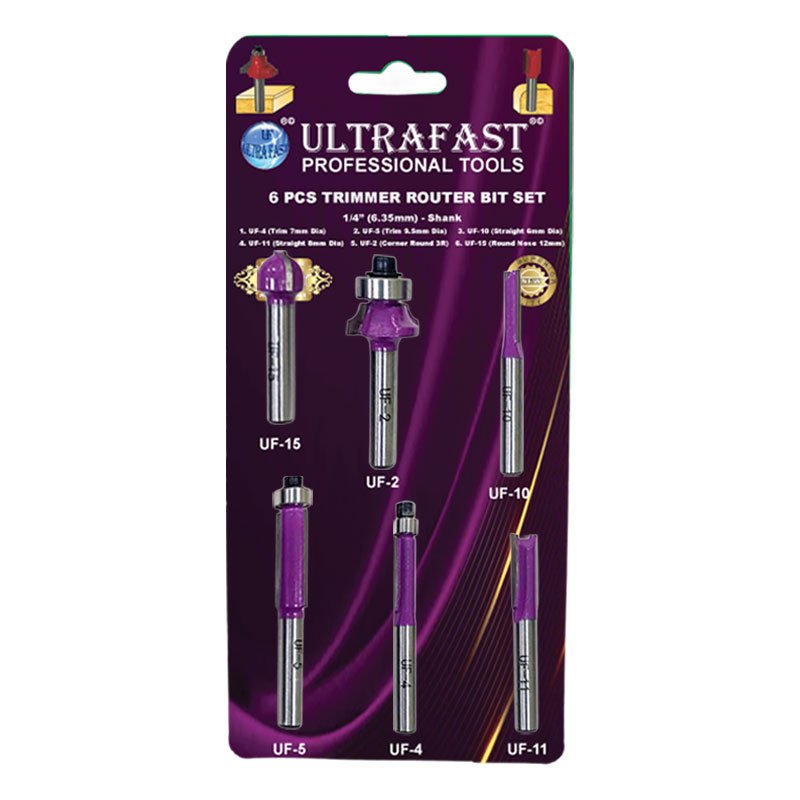 TRIMMER BITS SET 6 PCS