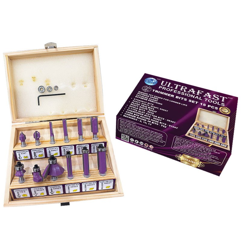 TRIMMER BITS SET 15 PCS