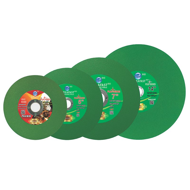 CUT OFF WHEEL PLUS SERIES GREEN SINGLE NET