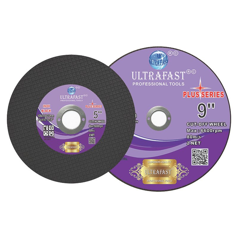 CUT OFF WHEEL PLUS SERIES BLACK DOUBLE NET