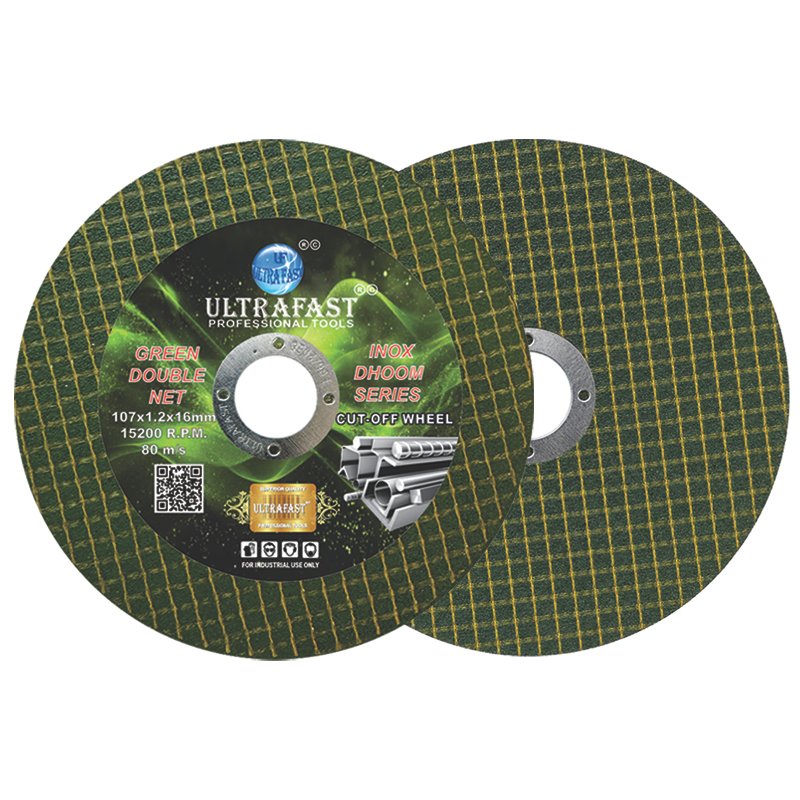 CUT OFF WHEEL DHOOM SERIES GREEN DOUBLE NET
