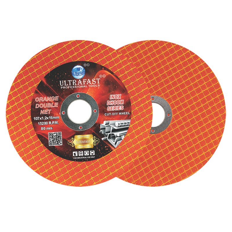 CUT OFF WHEEL DHOOM SERIES ORANGE DOUBLE NET
