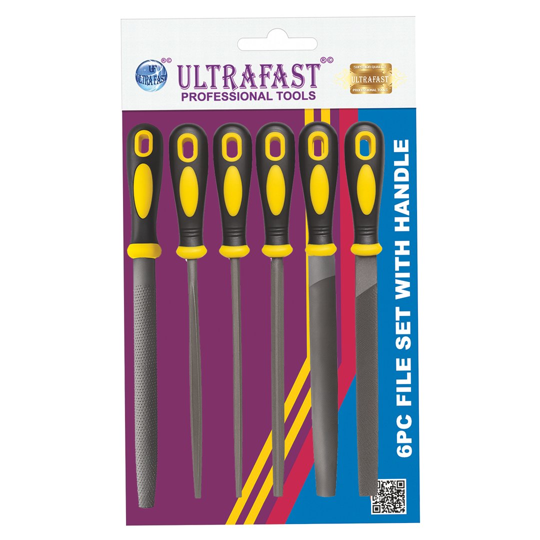 STEEL FILES WITH HANDLE SET